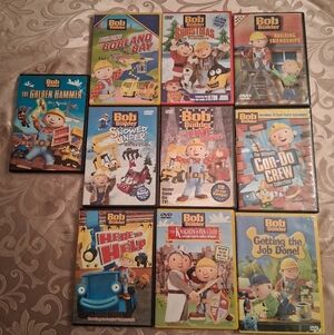 Bob the Builder DVD Collection - Lot 9f 10 DVDs